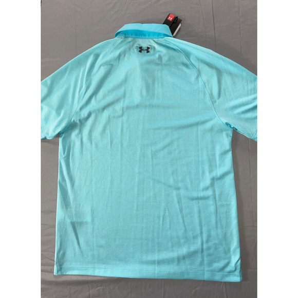 Under Armour HeatGear Loose Threadborne Polo Shirt. San Diego Gulls Hockey. NWT! - Picture 5 of 6